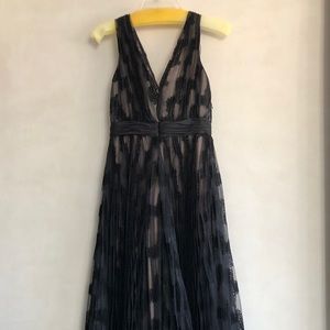 Mignon Black Lace Overlay Gown